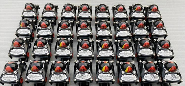 Wiring principle of limit switch box